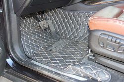 Mitsubishi ASX (2010+)  3D кожа Черный, цвет Черный